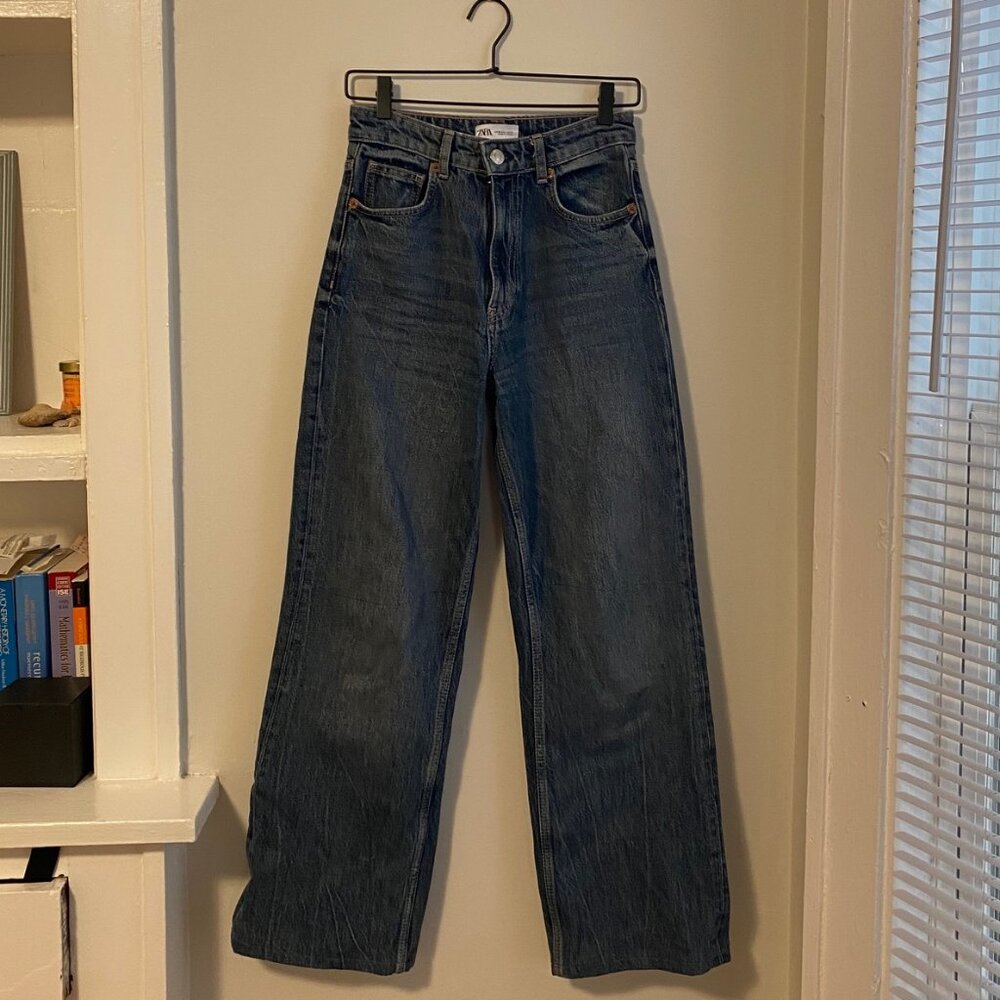 Zara Dark Wash Jeans - Size US 4 (36 EU) Shortened